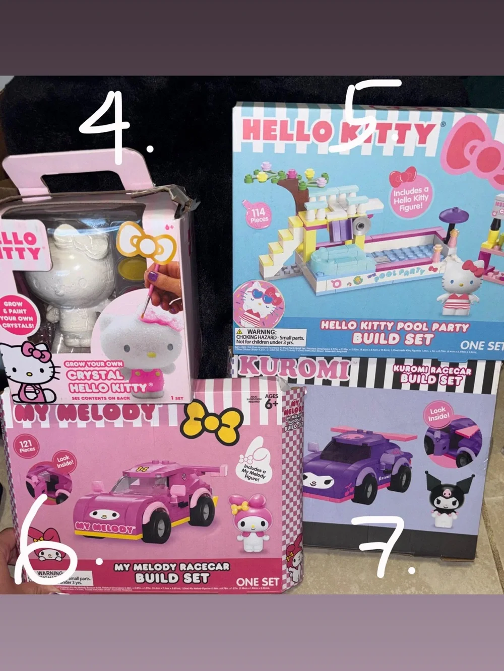 Choose 2 hello kitty and sanrio collection!